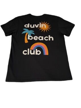 Duvin Beach Club Tee Size Large Color Black